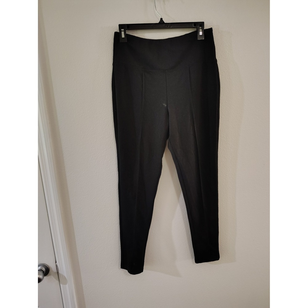 No Boundaries Black High Rise Pintuck Seam Leggings Women L 11-13 Recycled Poly